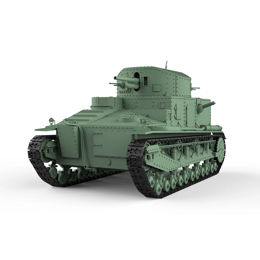 

SSMODEL 144577 V1.7 1/144, набор моделей из смолы с 3D принтом, британский Средний бак Vickers Mk I