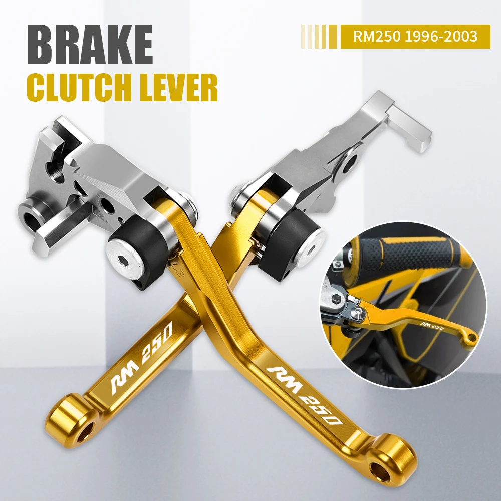 

CNC For suzuki RM250 1996 1997 1998 2000 2001 2002 2003 Brake Clutch Levers Dirt bike Pivot Lever