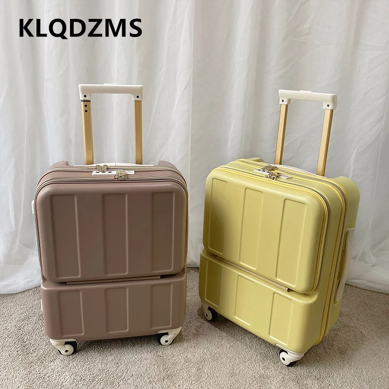 KLQDZMS 20 &quot24" Женский Новый Многофункциональный чемодан для ручной клади с