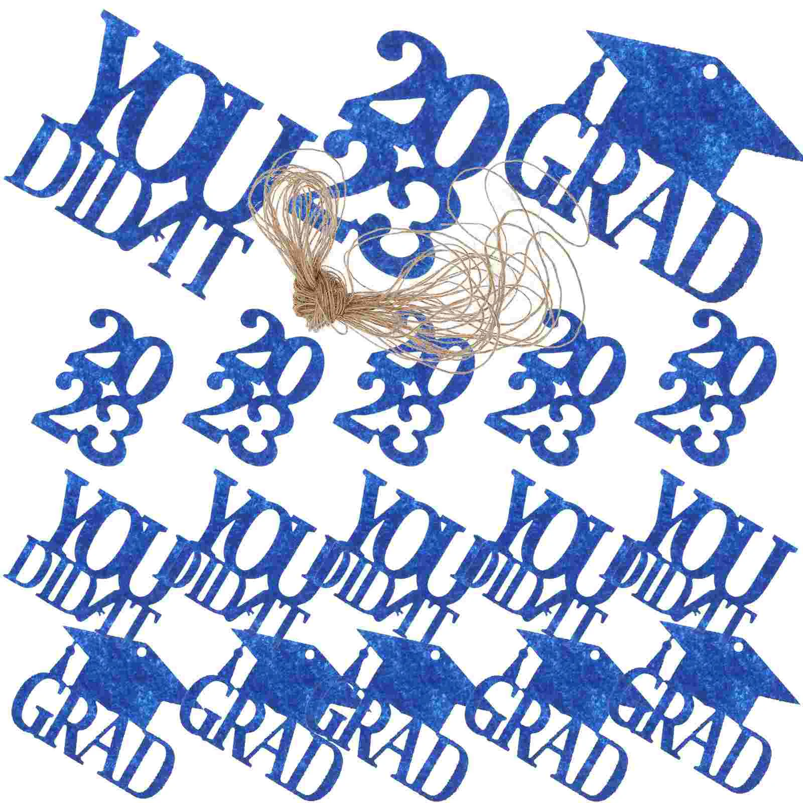 

Graduation Tags Grad Tag Party Gift Favor Table Pendant Cutouts Centerpieces Label You Holiday New Gifts Year Number Jars Cap