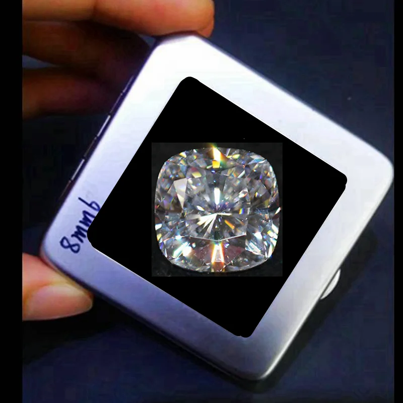 

Luxury Natural White Sapphire 14.0Carat 12x12mm Square Cut AAAAA VVS Loose Gemstone For Jewelry Making
