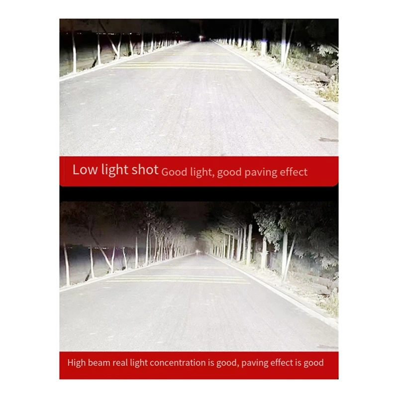 35 Вт розетка светодиодная лампа автомобильная фара 6000K белый свет 3800LM мини