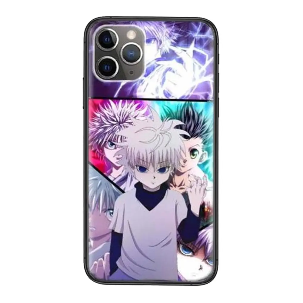 Лучшая цена для Xioami Redmi Note 10 Pro 5G 9 9S 9T Max 8 7 6 5 4 Hunter X Hxh аниме черное