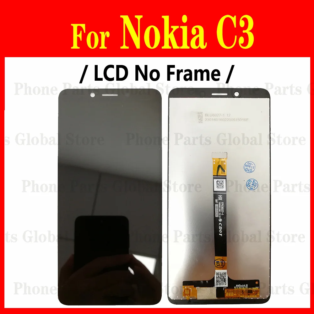 ЖК-дисплей для Nokia C100 C200 C110 C210 C300 C10 C12 Pro C20 C21 C22 C30 C31 C32 C01 Plus C02 C1 C2 C3 C5 Endi Дисплей Сенсорный экран (art.: 3920cbcd14917) - 3920cbcd14917