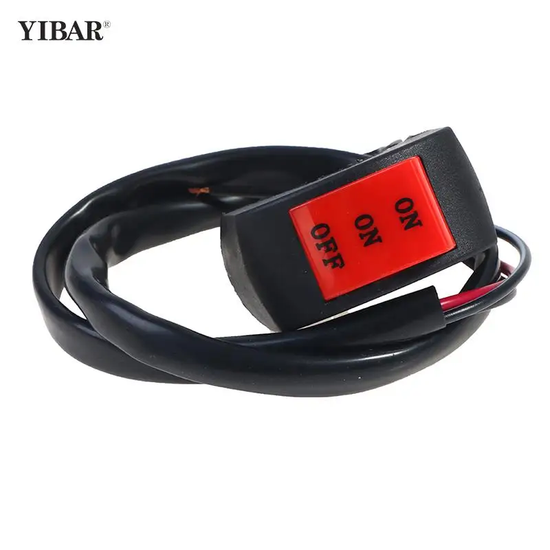 

LED Headlight Switch Far Near Three Line Motorcycle Handlebar Switch Button Driving Light Switch Motorbike Switch Button