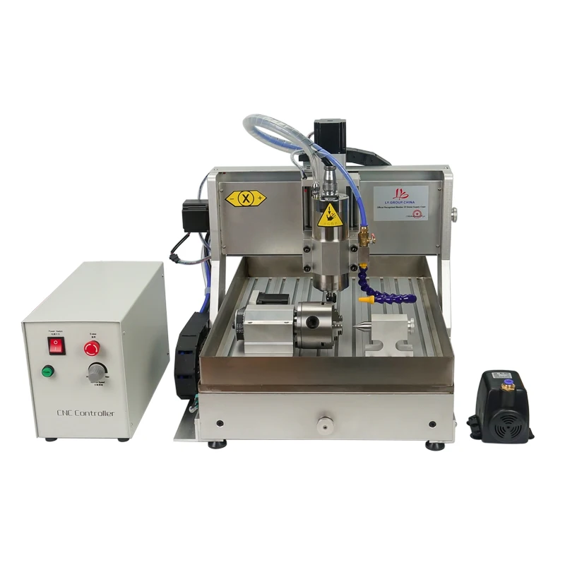 

LY CNC Engraving Machine 3 Axis 4 Axis 3040Z with Water Tank Spindle Carving Apparatus USB Port Engraving Milling Machine 1.5KW
