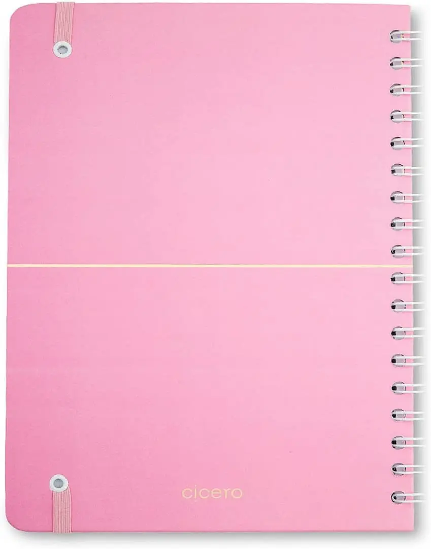 

Caderno Espiral Pastel Block Pautado 17x24 Color Block