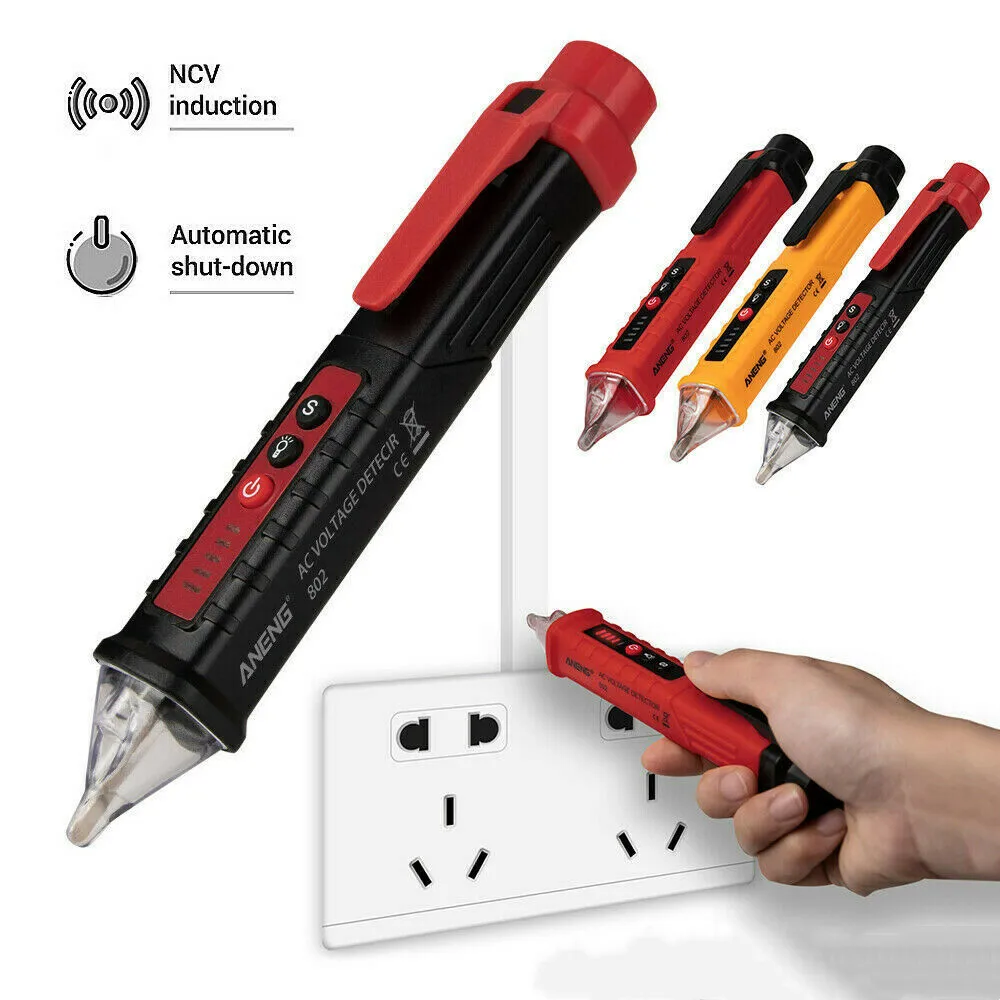 

New Digital 12-1000V AC Voltage Detectors Non-Contact Professional Tester Pen Tester Meter Volt Current Electric Test Pencil