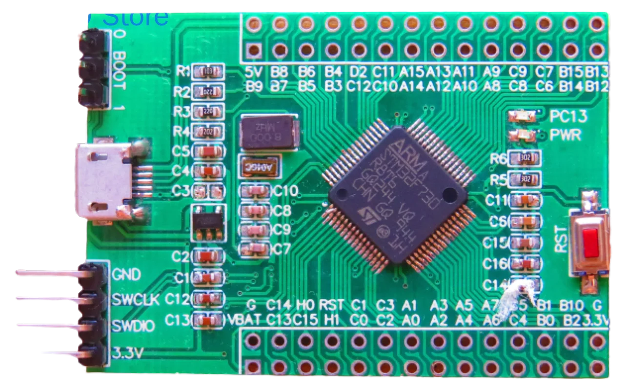 

Системная плата большой емкости Stm32f730r8t6, однокристальный микрокомпьютер F730, высокопроизводительная оценочная плата