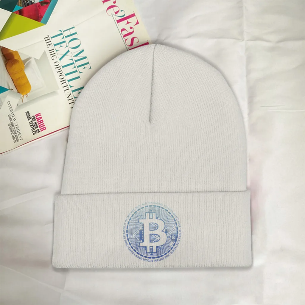 

Трикотажная Шапка-бини с блокировкой, мягкая Шапка-бини, зимняя теплая шапка