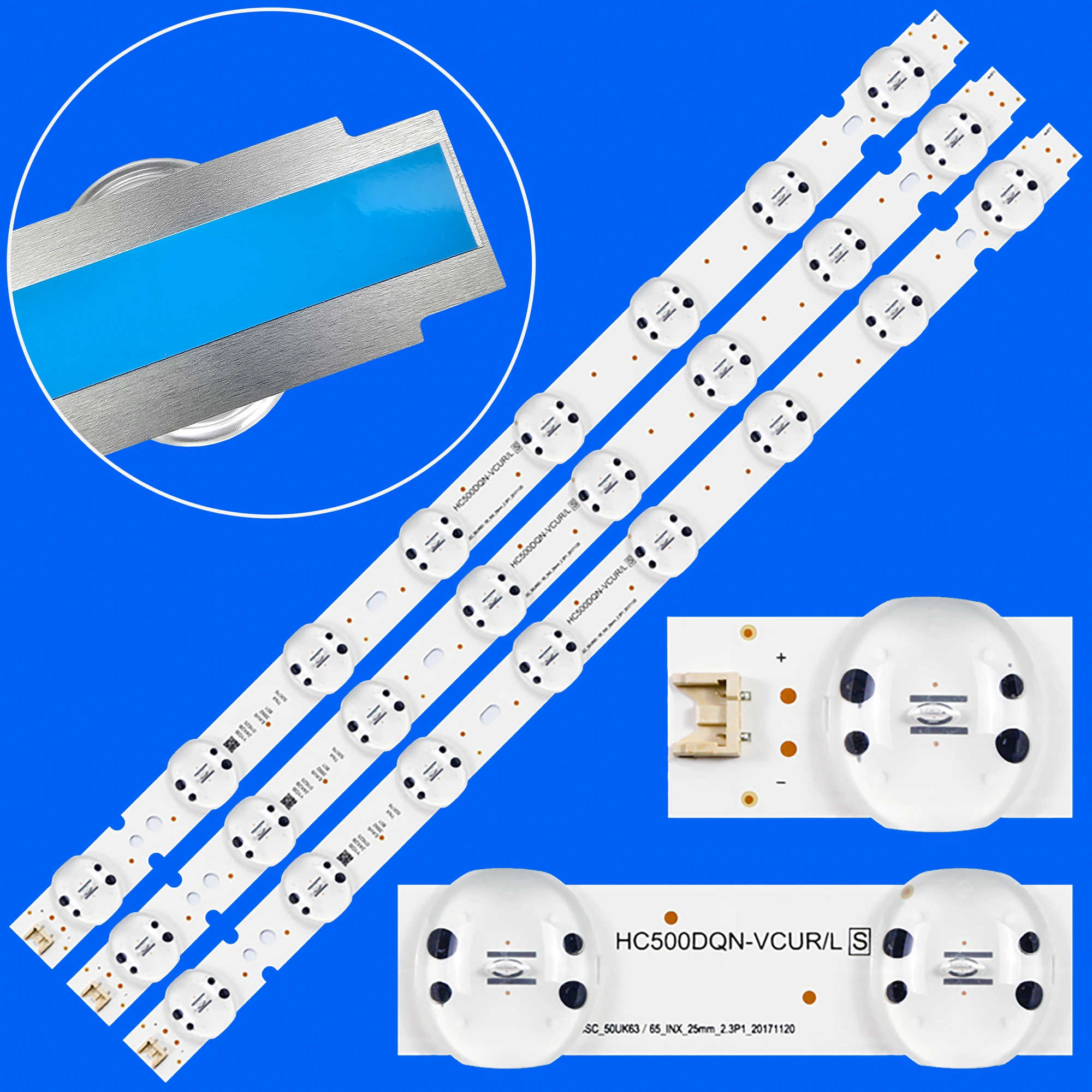 

Светодиодная лента подсветки SSC_50UK6365_1NX_25mm_2.3p1 для телевизора