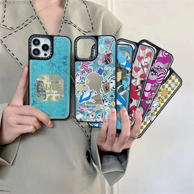 

CASETIFY Алиса в стране чудес кавайный аниме чехол для телефона IPhone 14 13 12 11 Pro Max XR XS MAX 8 7 Plus Se защитный чехол