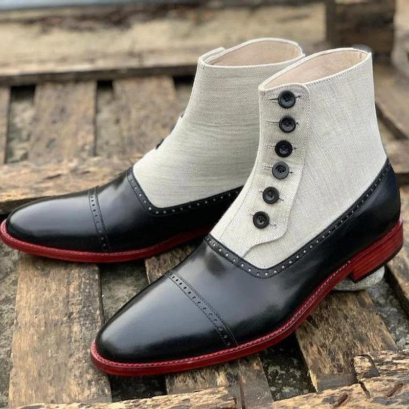 

2021 New Martin Boot Bottes De Martin Botines Men Shoes Ankle Button Comfortable Classic Fashion Mixed Colors PU Leather KA857