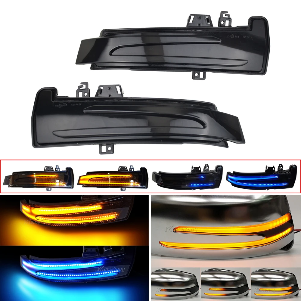 

2PCS For Mercedes-Benz A B C E S CLA GLA CLS Class W176 W246 W204 W212 C117 X156 Dynamic Blinker LED Turn Signal Light Indicator