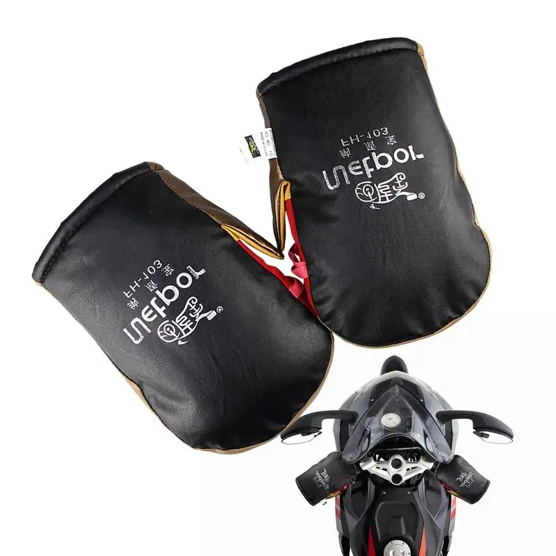 

Handlebar Mitts For Motorcycle Winter Hand Warmer Muffs Velvet Inner Layer Winter Accessory For ATVs Scooters Motorcycles