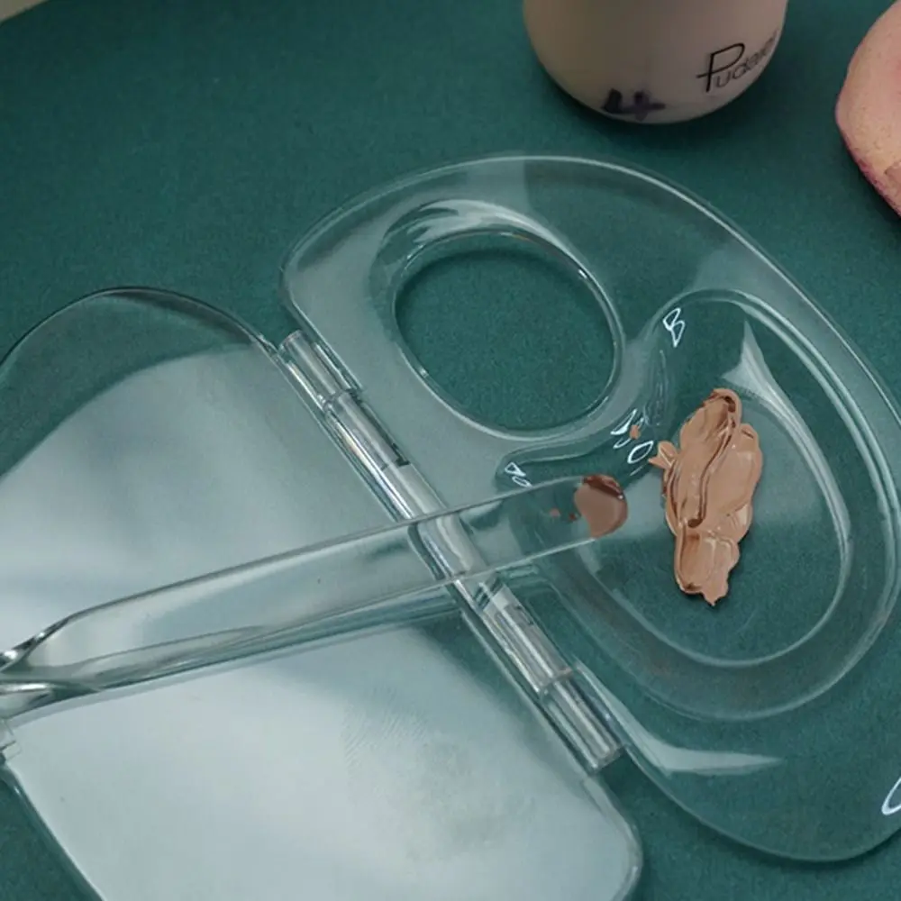 Скребок контейнер для хранения консилера палитры смешивания макияжа палитра