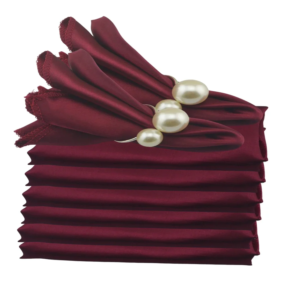 

Атласные столовые салфетки 30x30 см 50 шт.