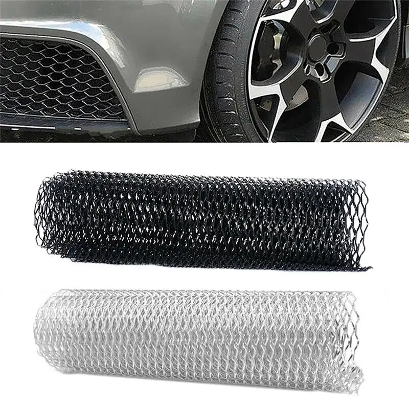 

Автомобильная фоторешетка, универсальная черная алюминиевая решетка для гонок, 40x13 дюймов, решетка для решетки бампера автомобиля из алюминиевого сплава
