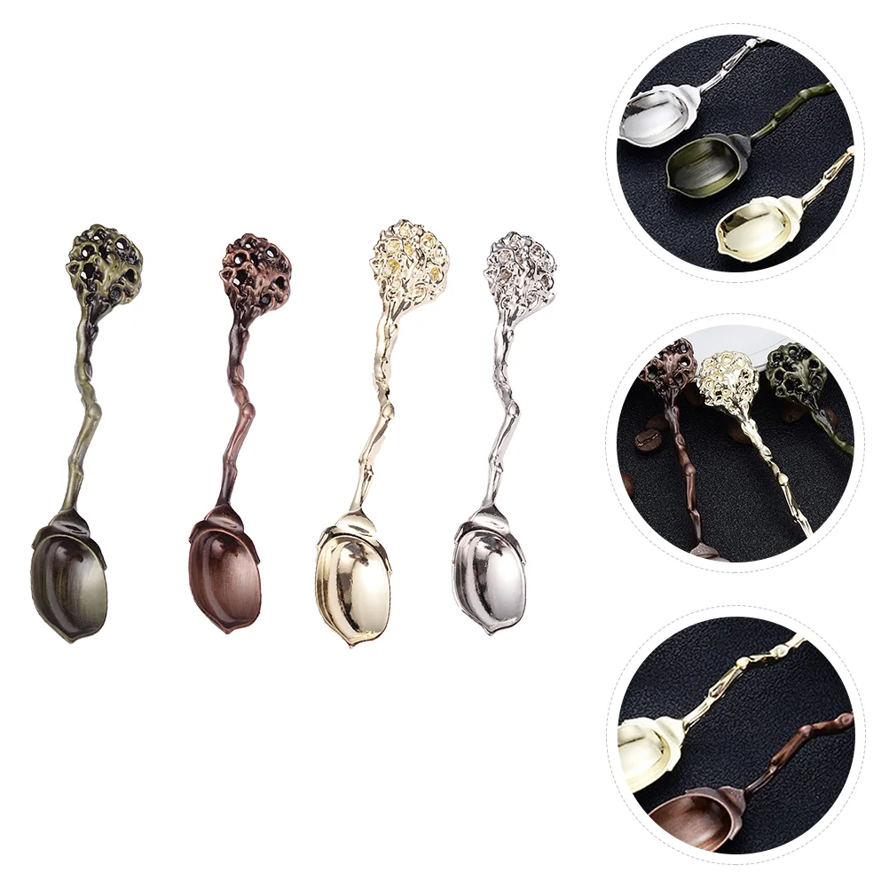 

Spoon Spoons Ice Cream Cake Stainless Steelcoffee Mixing Cooking Novelty Espresso Cupcakestirring Serving Metal Tea Suger