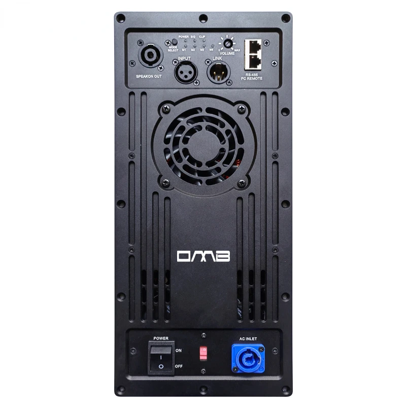 Двухканальный активный модуль класса D оснащенный DSP 3000 Вт: Охлаждение