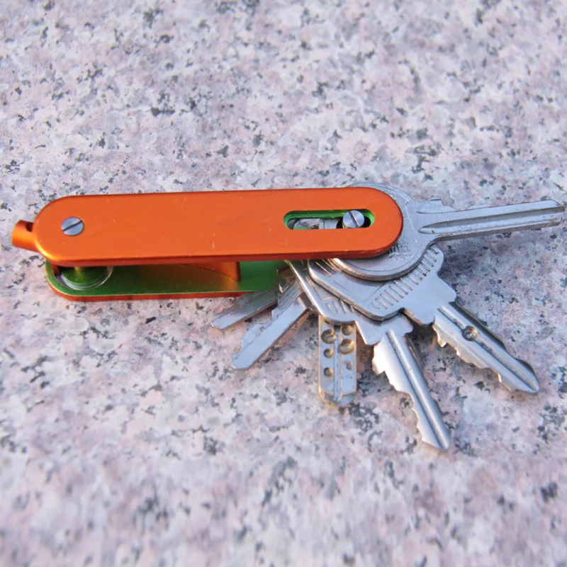 

1 Piece Of New Keychain Key Storage Bag DIY Pocket Wallet Outdoor Portable Aluminum Alloy Keychain Holder
