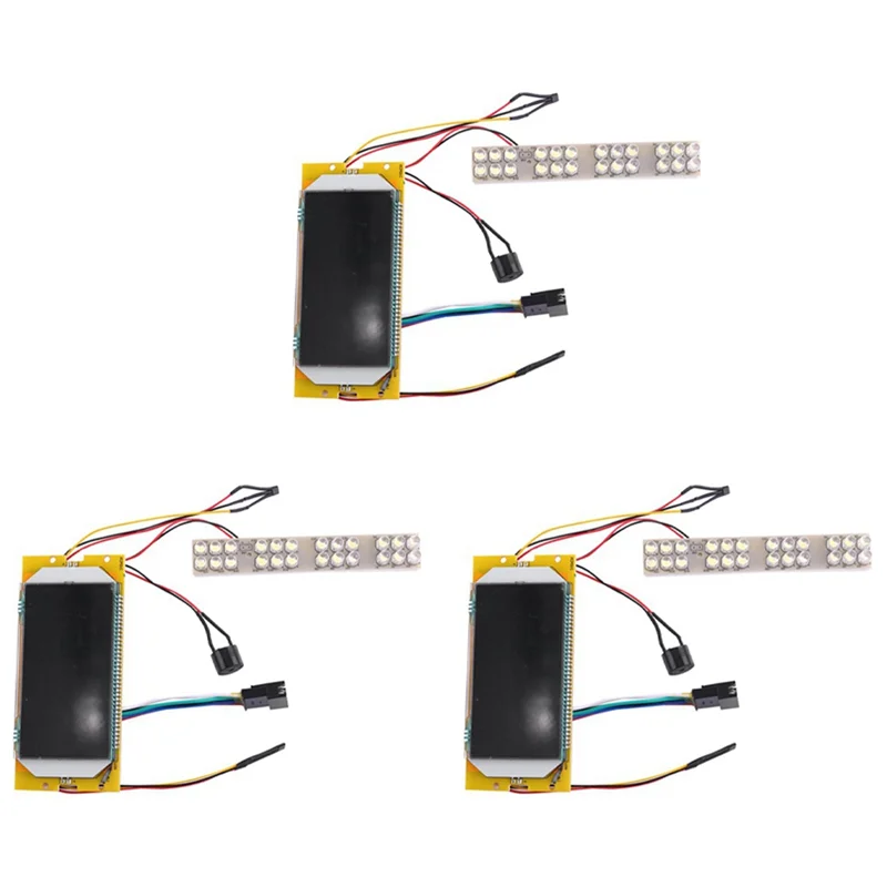 Жидкокристаллический дисплей ABKV-3PCS для электросамокатов Kugoo S1, S2, S3, универсальные запчасти для электросамокатов 36В (art.: 3920db8d7e77b) - 3920db8d7e77b