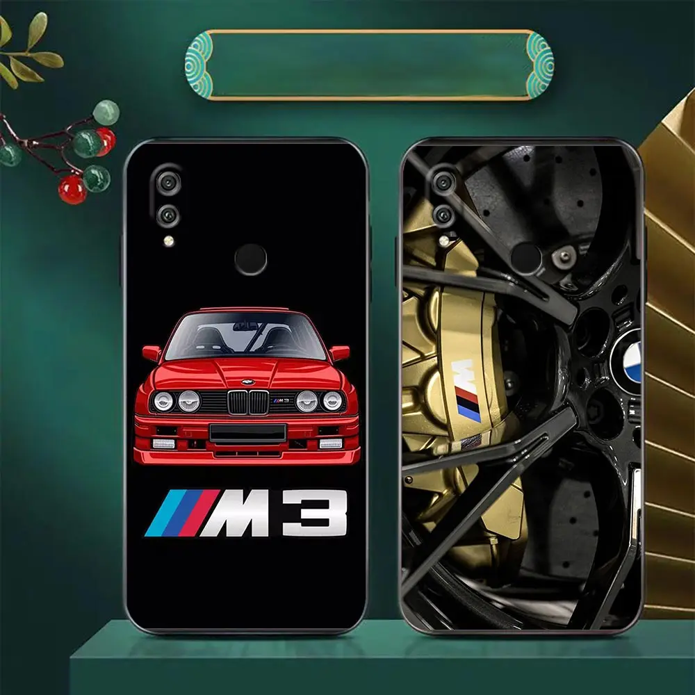 Case For HUAWEI Honor 9X 9 8X Max 80 70 60 50 30 20 10 10I NOTE 10 Lite Pro Case Funda Coque Shell Capa Sports Car B-BMW Wheels