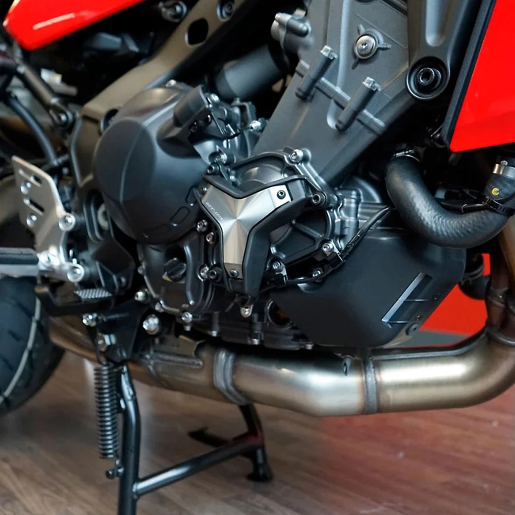 

SET Engine Side Cover Three-point Discreet High Quality Injected Nylon Aluminum Black Effective Protective Fixing System