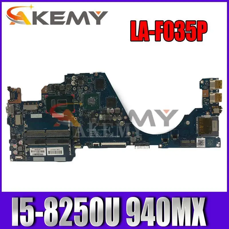 

Для HP TPN-C131 14-BF Материнская плата ноутбука L01531-601 940760-001 940760-601 I5-8250U CPU 940MX 2 Гб GPU DCM42