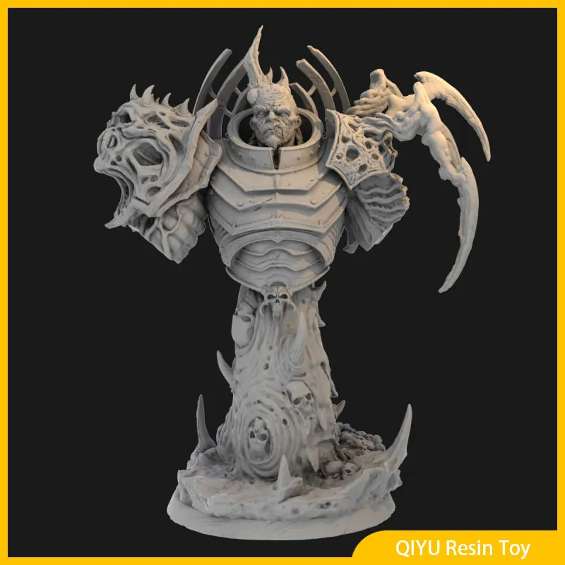 

1/10 148mm Demon Raider leader bust GK white model 3D printing resin model figure