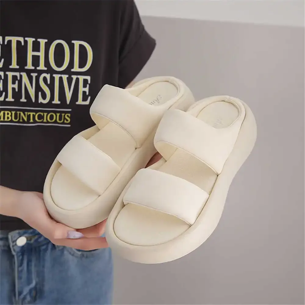 Размер 36 комнатные тапочки на высокой подошве роскошная женская обувь Vip