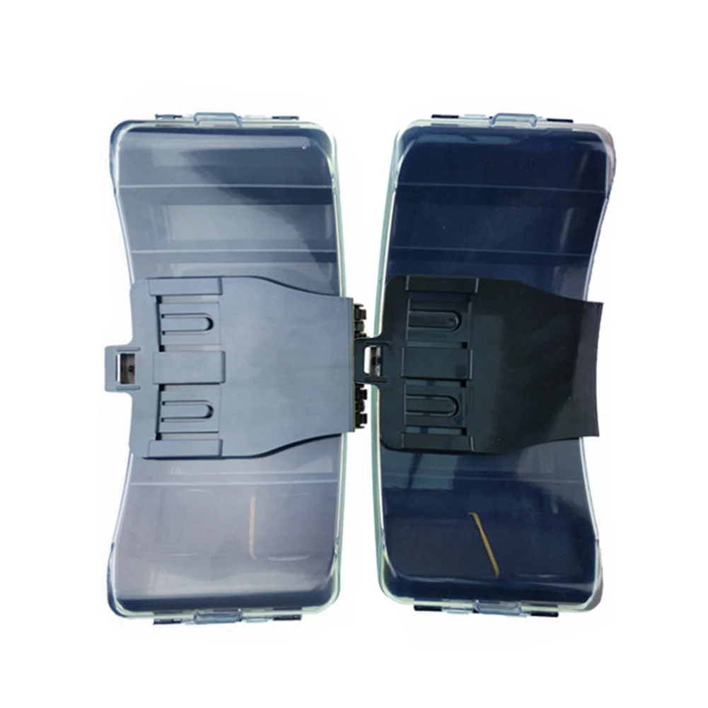 Outdoor ABS Carry Waterproof Accessories Storage Case Portable Box Waist Belt Fish Bait Box Tackle Holder Lures Folding