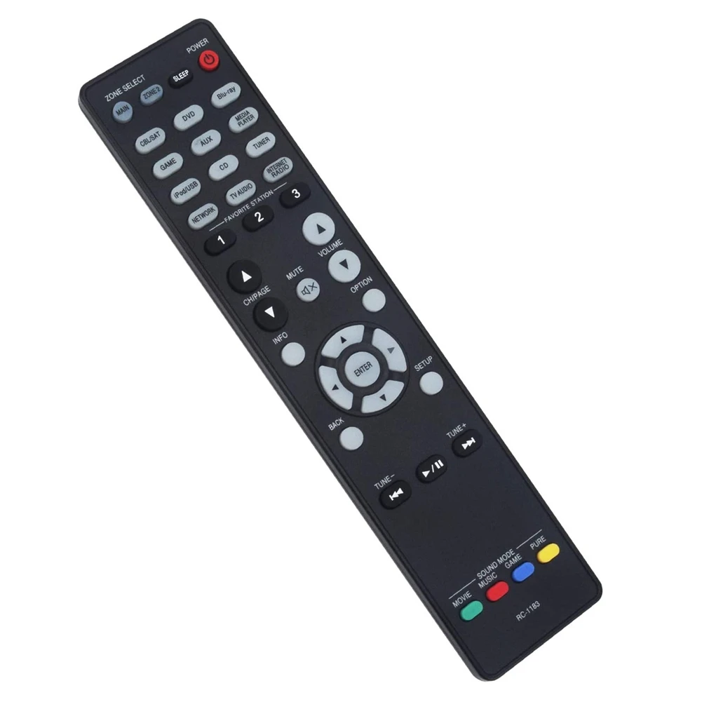 Фото MQXGF Пульт дистанционного управления RC-1183 Замена для AV-ресивера Denon AVR-X2000 AVRX2000 AVR-E400 №4