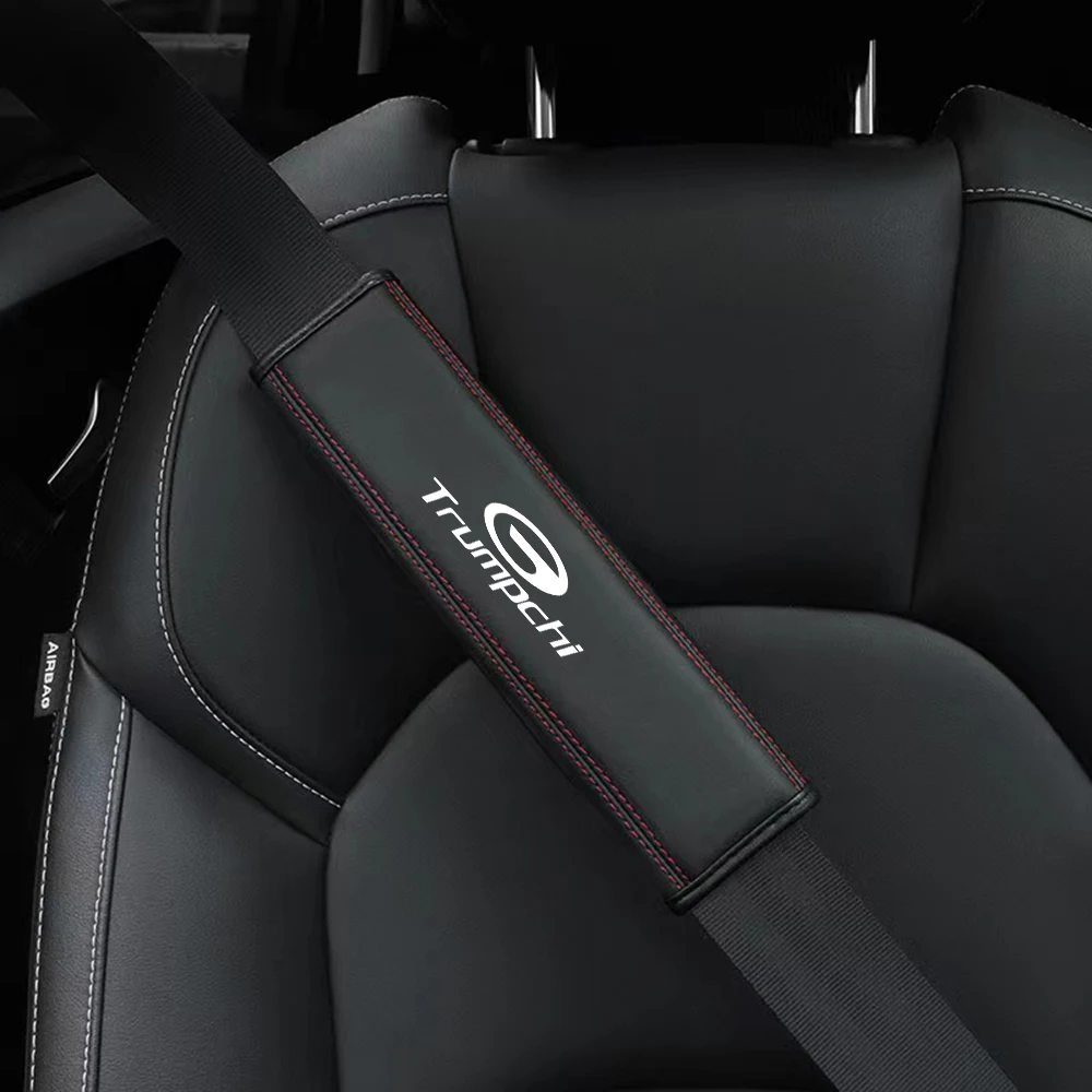 

1pcs High Quality Leather Car Seat Belt Safety Cover Shoulder Strap Pad for Trumpchi GA5 GAH7 Shoulder Protector Accessories
