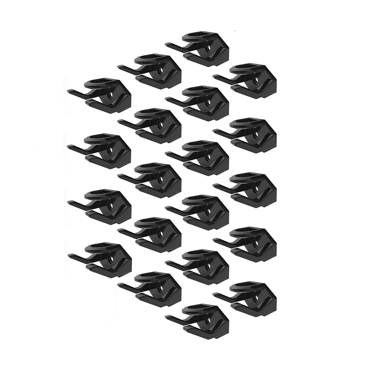 

20PCS Adhesive Hat Hooks for Wall Hat Rack for Baseball Minimalist Hat Display Hat Hangers for Wall,Black