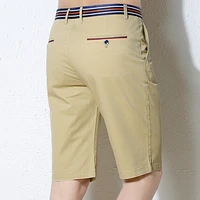 mens summer shorts mens half length elastic casual trousers mens slim youth 100 cotton trousers 1788