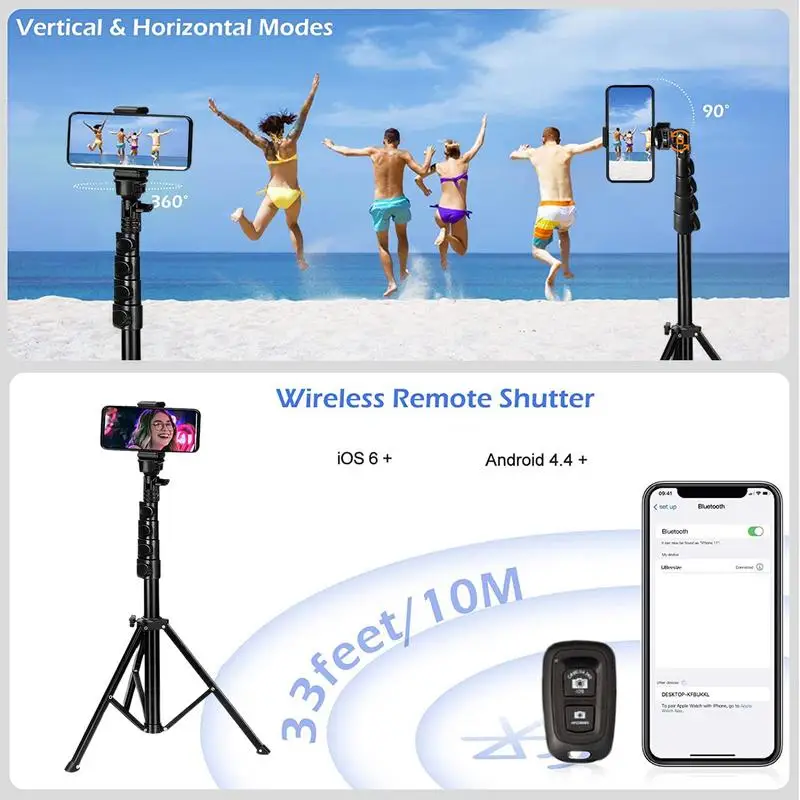 Штатив 1 6 м для сотового телефона камеры штатив с дистанционным управлением и
