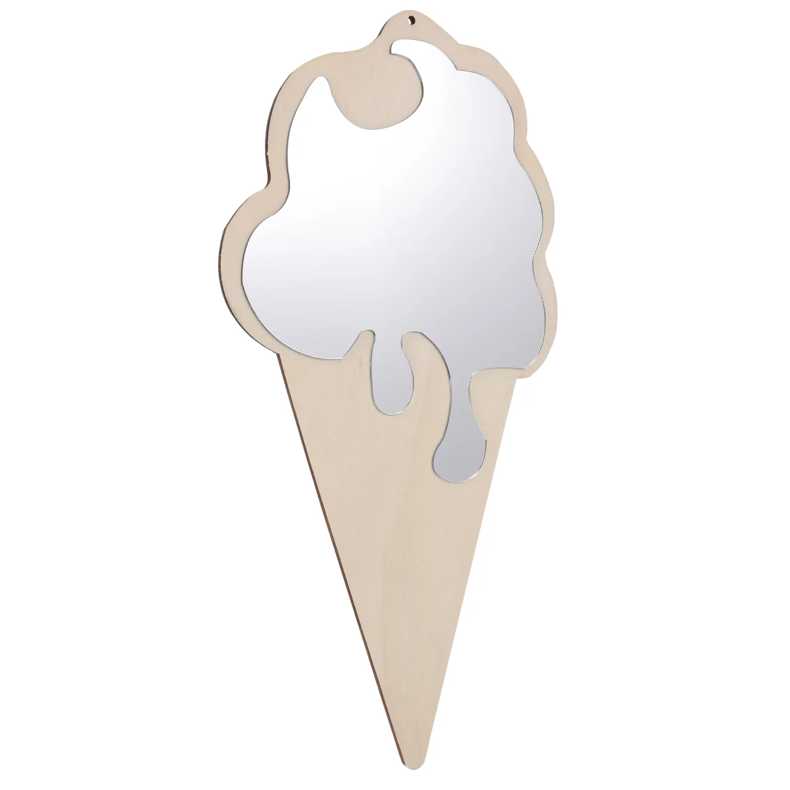 

1Pc Home Dressing Table Mirror Miror Chic Photo Prop Khaki