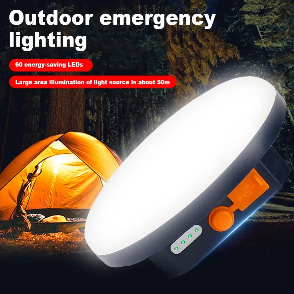 

Rechargeable Camping Bulb Lamp 7200mah Lantern Emergency Flashlight Night Market Light Hot Led Tent Light New Home