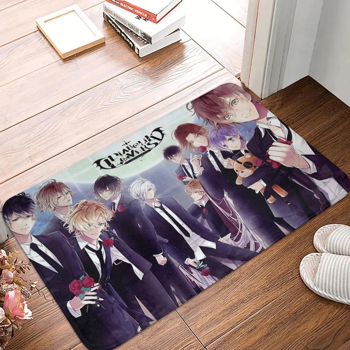 

Full Moon Bath Non-Slip Carpet Diabolik Lovers Bedroom Mat Entrance Door Doormat Floor Decoration Rug