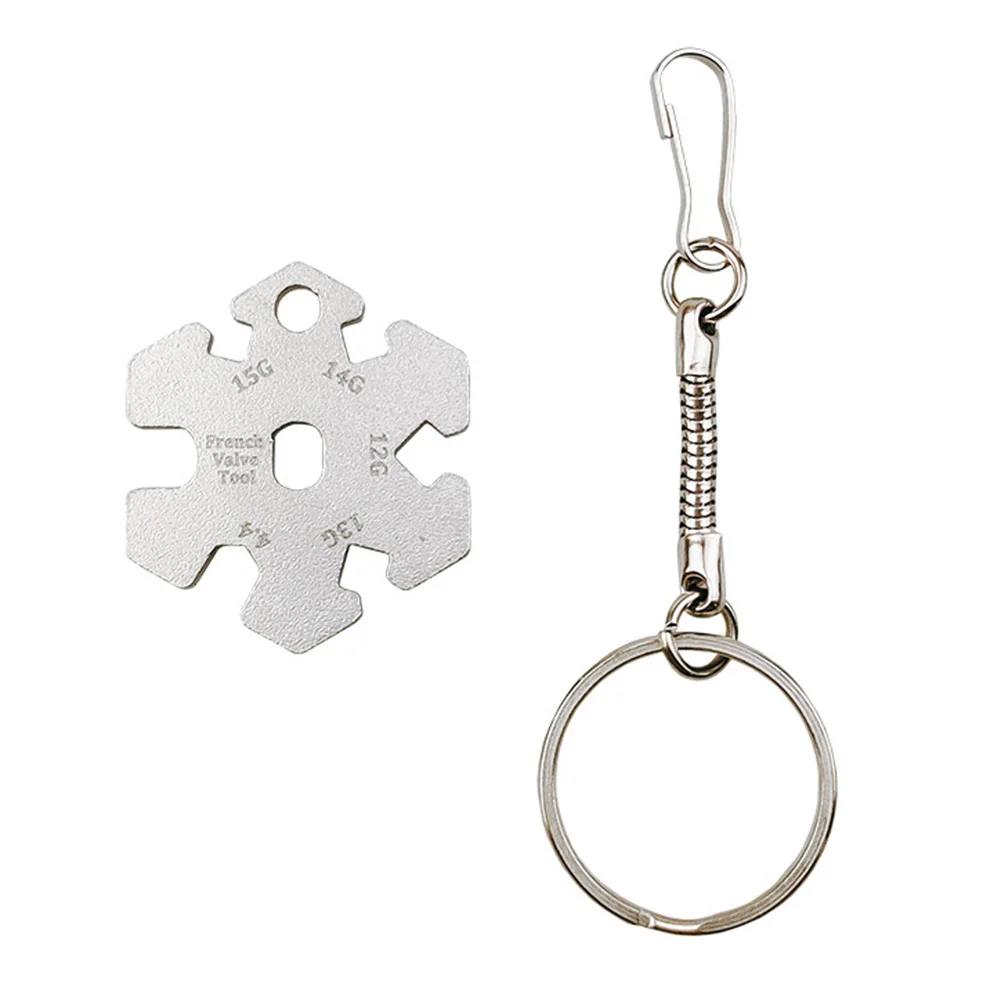 

1 шт. велосипедный 1 шт. велосипедный спицевой ключ 1 шт. велосипедный спицевой ключ колесный инструмент обод плотный Топ продажа велосипедный PrestaValve FV инструмент 7 Way 34x30 мм