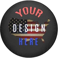 custom spare tire cover you design personalized full color fits suv or camper rv accessories size 33 inch