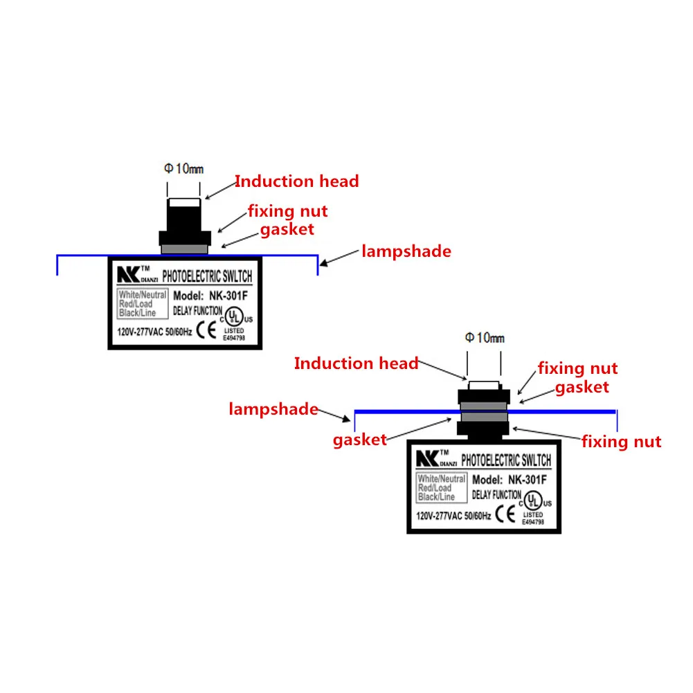 Фотоэлектрический резистор 285 в 120 Вт