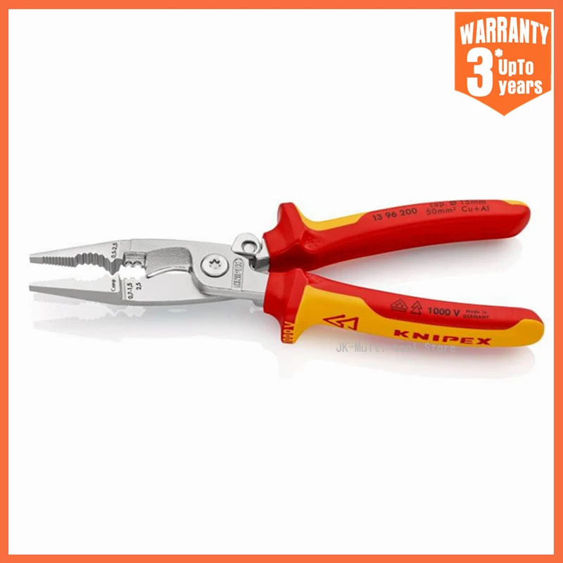 

XIAOMI Multi-tool Pliers for Electrical Installation VDE-tested with Opening Spring Insulated Plier Cutting Crimping Stripping