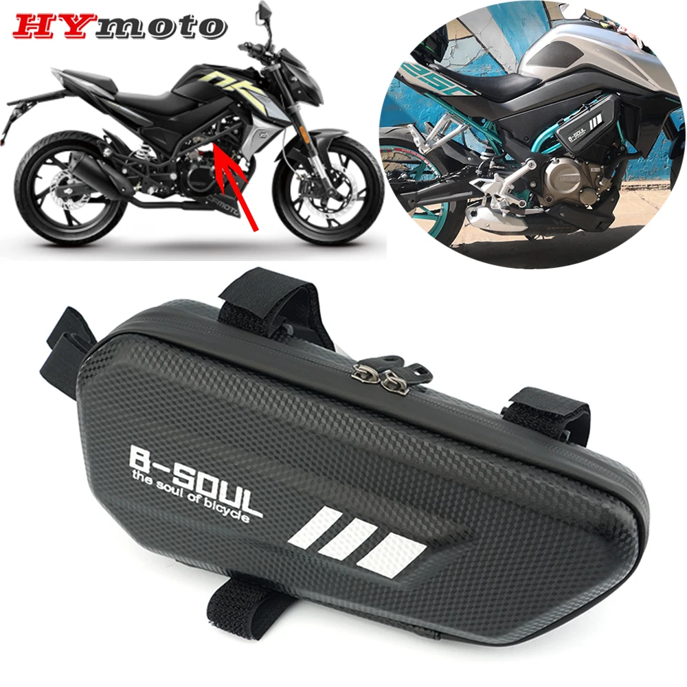 

For CFMOTO 250SR SR250 300SR 650GT 650 GT 650TK TK650 Heritage 800 MT 800MT Motorcycle Waterproof Package Triangle Side Bag Kit