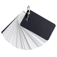 loose leaf memo pad durable fadeless blank ring spiral card memo pad for recording loose leaf notebook spiral memo pad