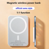 10000mah portable magnetic wireless charger power bank external battery pack for iphone 13 12pro pro max powerbank spare battery