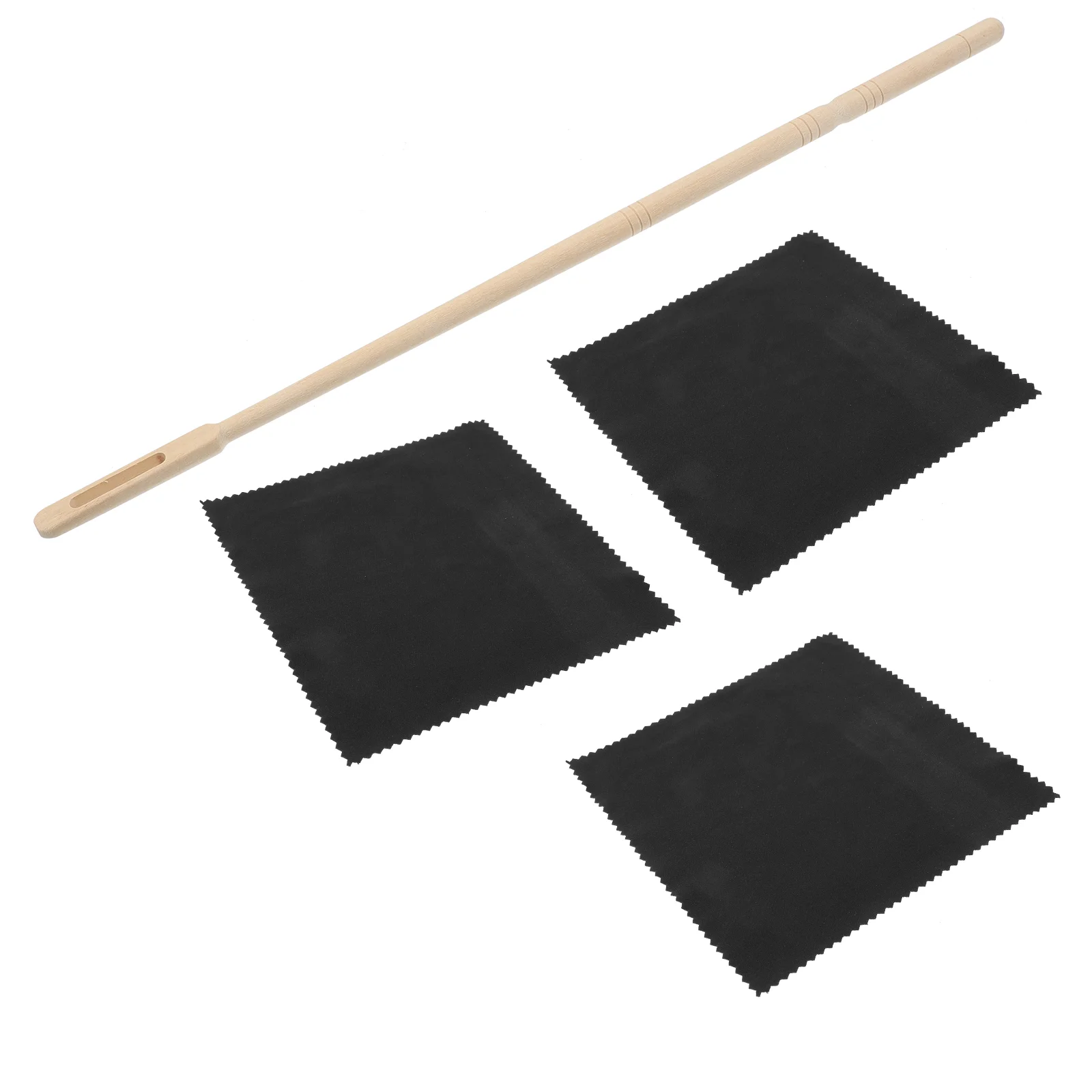 

1 Set Flute Cleaning Rod Stick Flute Cleaning Cloth Instrument Flute Cleaner for Flute Cleaning Polishing