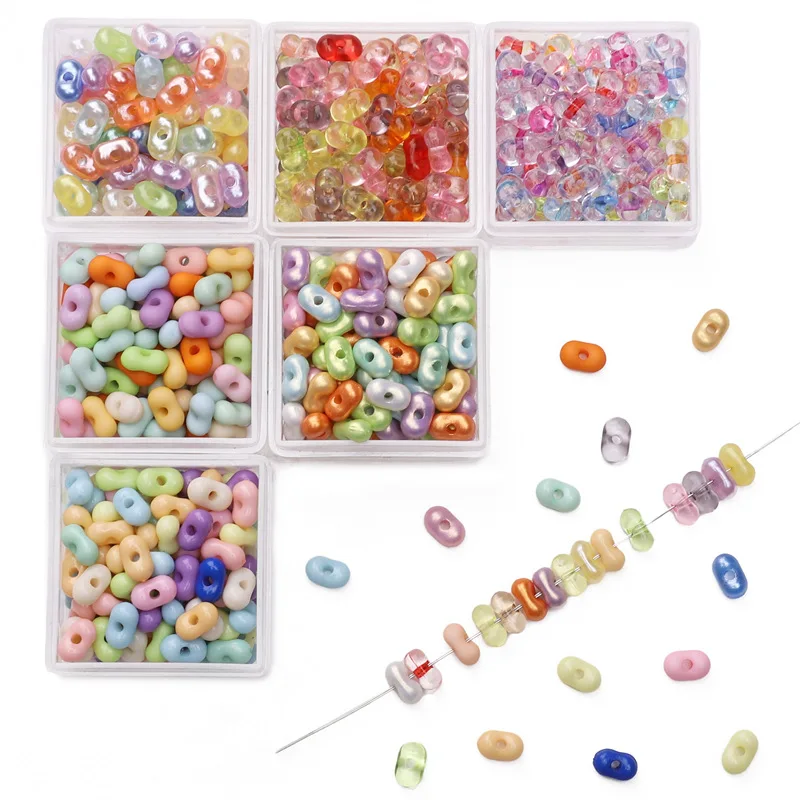 Новые акриловые разноцветные бусины арахис ручной работы сделай сам браслет