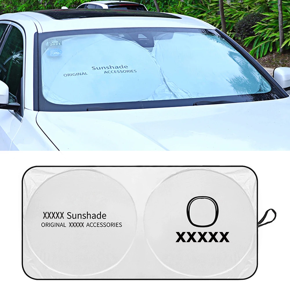 

Car Windshield Sunshade Auto Logo Sun Shade Visor UV Protection Cover For Acura Integra Legend CL RLX MDX RDX RSX TL TLX TSX ZDX